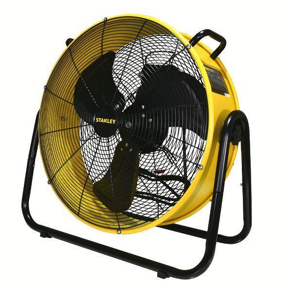 50cmドラム式工業扇 ブラック＆イエロー SLF005018 (D
