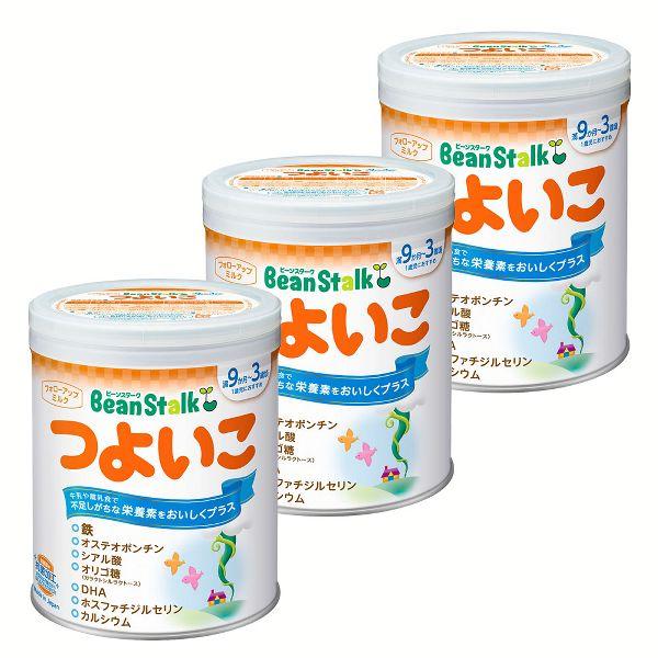 未開封☆フォローアップミルク『つよいこ』3缶 3個セット)ビーンスタークつよいこ(小缶) (D) : ラクチーナ Yahoo!店