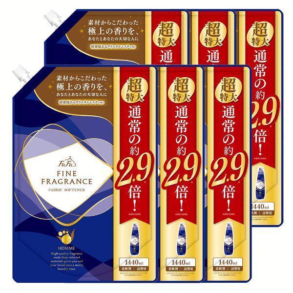 ファーファ 柔軟剤 1440ml 6個セット 大容量 まとめ買い 詰め替え 洗濯