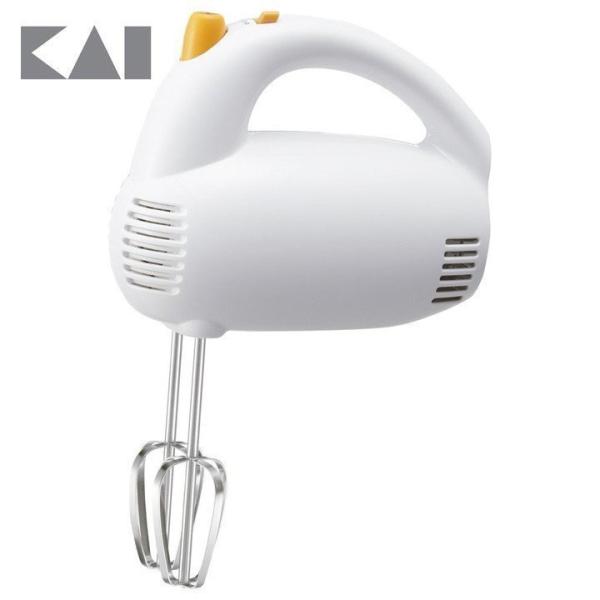 貝印(Kai Corporation) KAI 電動 ハンド ミキサー 泡立て器 DL0501 ホワイト