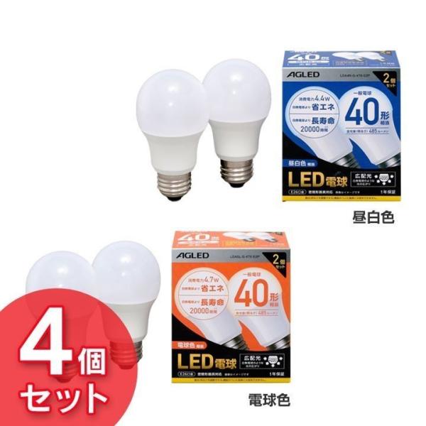 LED�d�� E26 �L�z�� 40�`���� LDA4N-G-4T6-E2P LDA5L-G-4T6-E2P �����F �d���F 4�Z�b�g �A�C���X�I�[���}
