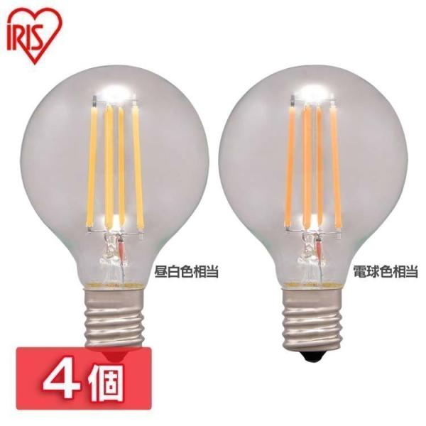 4�Z�b�g LED�t�B�������g�d�� �~�j�{�[���� E17 40W���� 440lm �����F���� �d���F���� LDG4N-G-E17-FC LDG4L-G-E17-FC �A�C���X�I�[���}