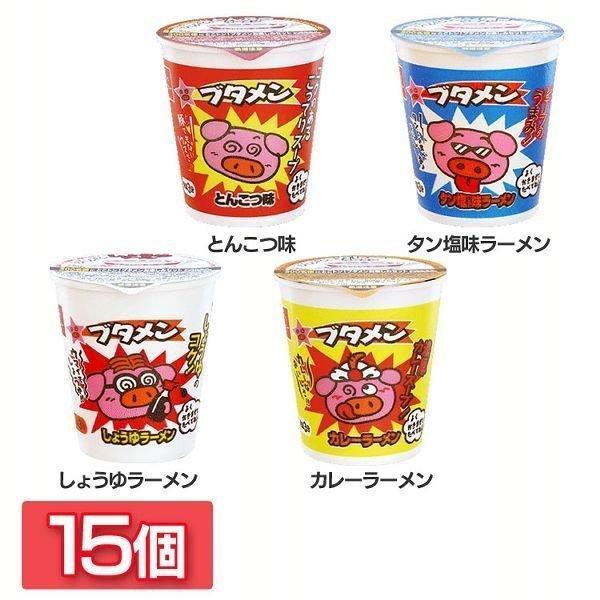 おやつカンパニー 1ケース ブタメン 15個 (D) : ラクチーナ Yahoo!店