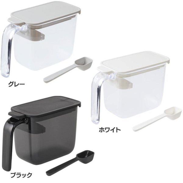 他サイト： 調味料ポット マーナ 調味料入れ 保存容器 パッキン付き 調味料 入れ物 K736GY [B]の商品画像