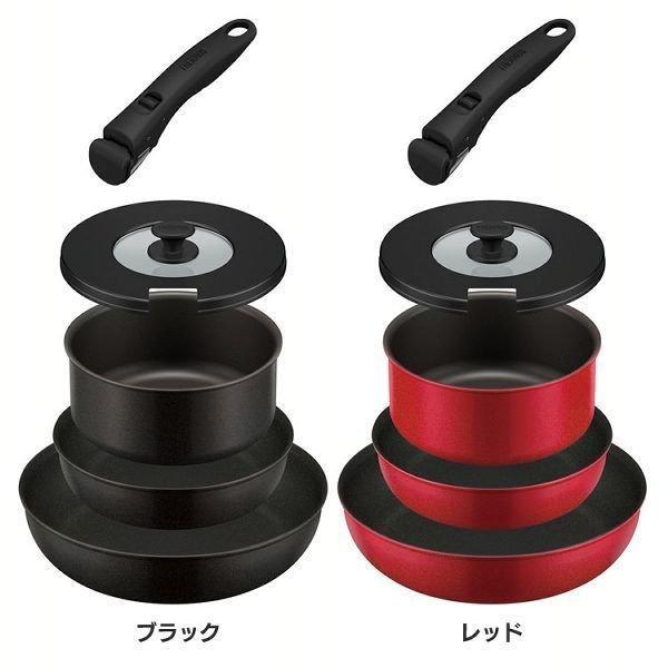 THERMOS サーモス 取っ手のとれるフライパン5点セットAB KSA-5B