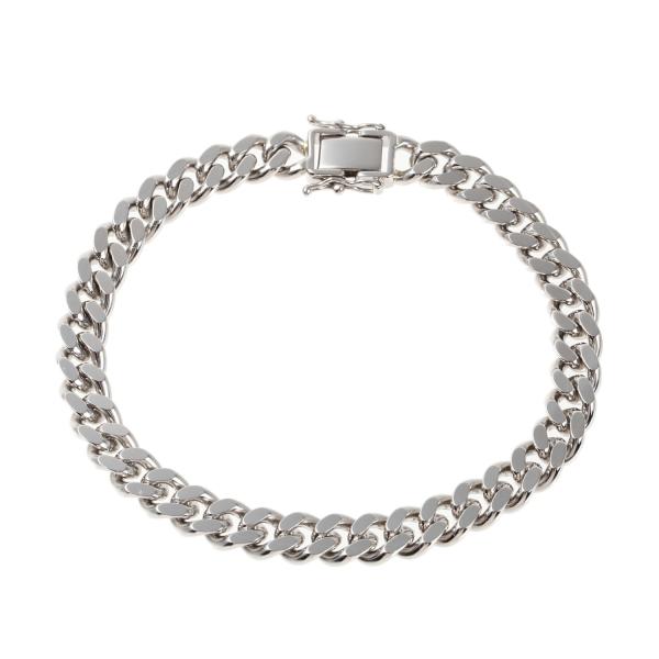 プラチナブレスレット Pt850 2面喜平チェーン 日本製 検定印 50g 20cm