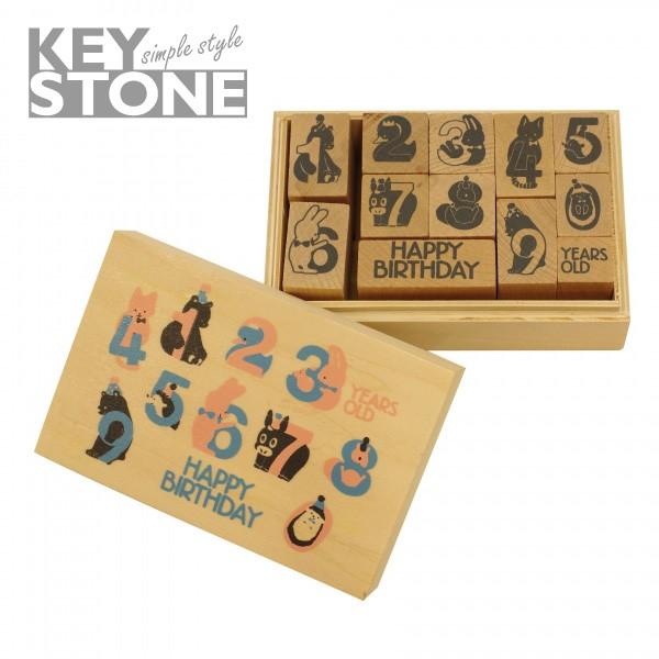 キーストーン パーティースタンプ ナンバー ハッピーバースデー Pastnu Keystone ハンコ 木製スタンプ ゴム印 ステーショナリー バースデーカード カ Pastnu 匠ーtakumiー 通販 Yahoo ショッピング