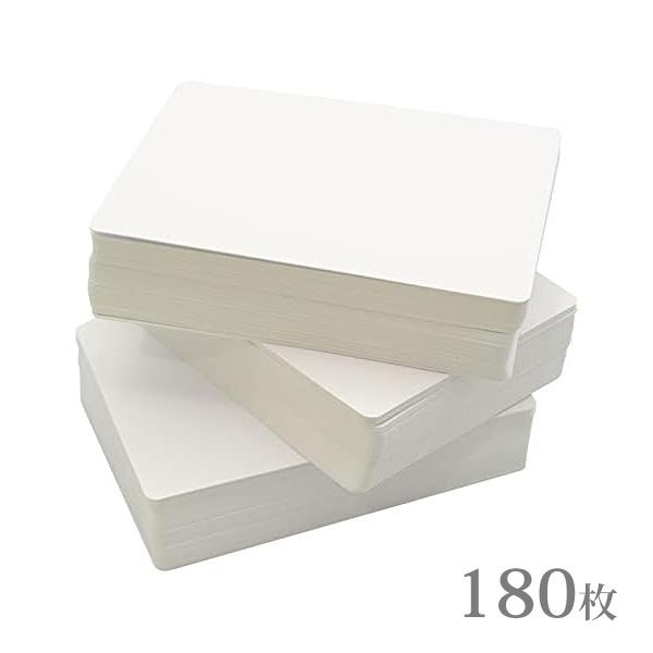 上質な紙を使用した無地のトランプオリジナルのトランプ作りにオリジナルカードゲーム作りにカードサイズ：63mm×88mm日本製・内容量 180枚 ・発売元 株式会社アメージングクラフト