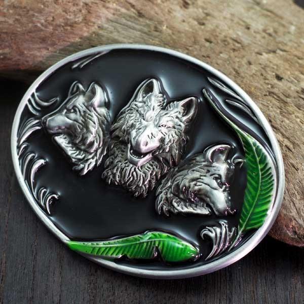 メタルバックル ウルフ ベルトをカスタマイズ バックルのみ : 匠ー