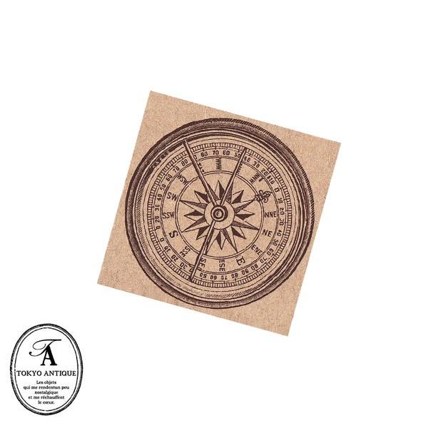 スタンプ 方位磁石 B5050B-NS コラージュスタンプ はんこ 東京