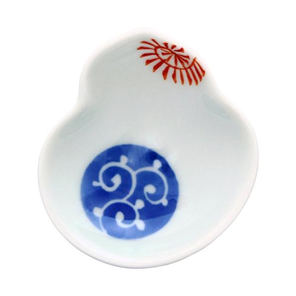 有田焼うつわ紀行惣太窯 瓢形 豆皿 丸紋唐草