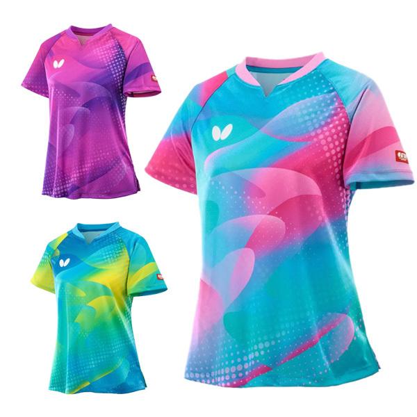 卓球 ユニフォーム 卓球ウェア キッズ ジュニア メンズ レディース Butterfly バタフライ g0639 メイリー シャツ g0639 卓球専門店 卓天 タクテン 通販 Yahoo ショッピング