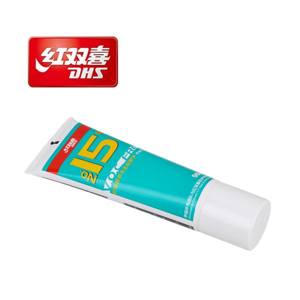 紅双喜 DHS No.15  卓球用水溶性接着剤メーカー：Double Happiness名称：卓球ラケット用粘着剤モデル：NO.15 Non-V.O.C.容量：98ML製品特性：卓球用、VOC非含有無毒、高接着力。 弾力性があり、ボールス...