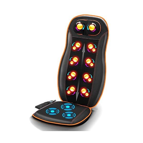 Ranbow シートマッサージャー 自立 カー 車 車載 マッサージ シート チェア クッション マッサージ器 マッサージ機 マッサージャ 首 ネッ Drplastaras Com