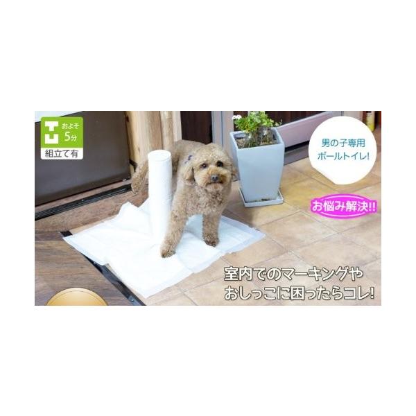 オーエフティー 犬用品 マーキングポール おもちゃ ホワイト Tam