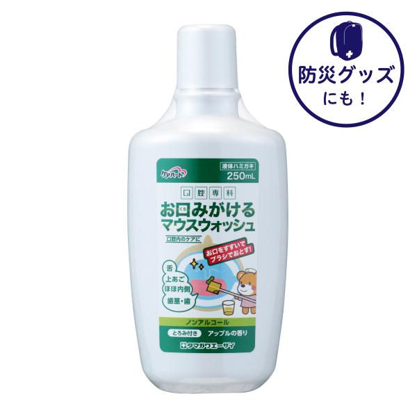 ケアハート 口腔専科 お口みがける マウスウォッシュ 250mL 口臭 口臭ケア 液体ハミガキ 洗口液 ノンアルコール 低刺激 うるおい とろみ 日本製