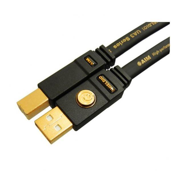 AIM USBケーブル SHIELDIO UA3-R005 0.5m ブラック エイム電子 AIM USBケーブル SHIELDIO UA3-R005 0.5m ブラック エイム電子