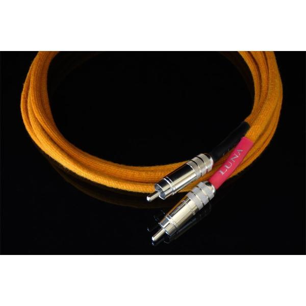 Luna Cables RCA�P�[�u�� ORANGE RCA 0.5m �I�����W�� ���i�P�[�u�� �C���^�[�R�l�N�g�P�[�u�� �y�A