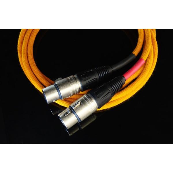 Luna Cables XLR�P�[�u�� ORANGE XLR 0.5m �I�����W�� ���i�P�[�u�� �C���^�[�R�l�N�g�P�[�u�� �y�A