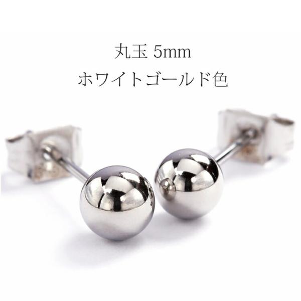 (�Ў��p) �ۋ� 1�� �X�^�b�h�s�A�X5mm �X�e�����X316L SUS316L md3-pg �n�� �z���C�g�S�[���h�F �����A�����M�[(ND).o