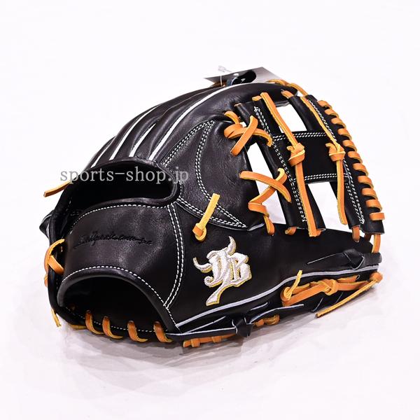 ゆ*ン様 和牛JB 硬式野球 グローブ 黒 タン　JB004S 内野 あすつく 和牛JB 硬式用 JB-004S 内野手用 ブラック タン紐 硬式