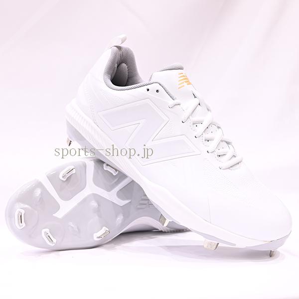 ニューバランス ベースボール スパイク 1000 V1 Metal ホワイト 高校野球対応 M1000ET E2 つま先 補強 タフトー 加工 塗りP 対応 newbalance