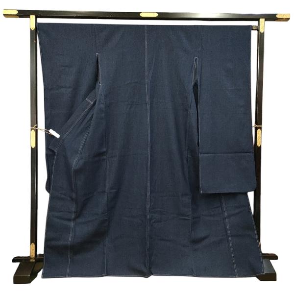 TAMAKIYA DENIM】 デニム振袖 インディゴ ノーマル フリーサイズ : 京