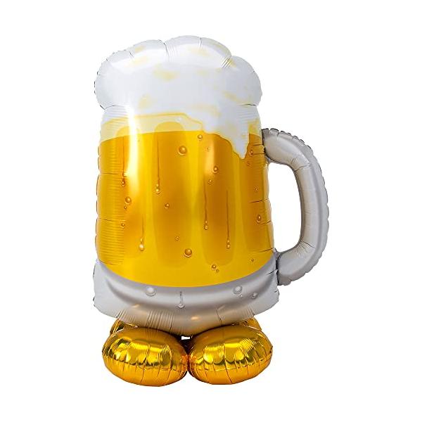 【ご購入後の当店からの連絡はご登録のメールアドレスに通知いたします。必ずご確認ください】高さは特大サイズの124cm！ 空気で膨らませるビッグなフィルムバルーンです。本体だけで自立して床に置いて飾るタイプです。ヘリウムガスを入れても浮かびま...