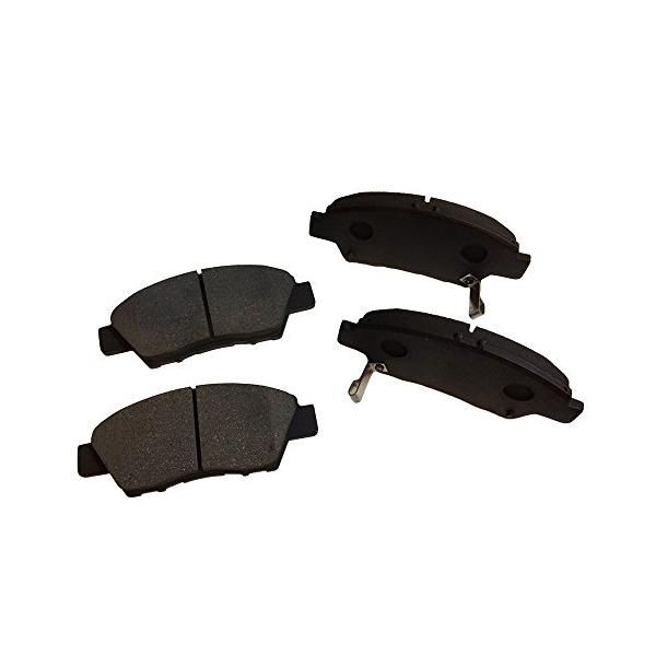 【ご購入後の当店からの連絡はご登録のメールアドレスに通知いたします。必ずご確認ください】梱包サイズ:7.5cm×14.5cm×8.2cmフロントブレーキパッド左右4枚、1台分パッケージ重量:1.4kg