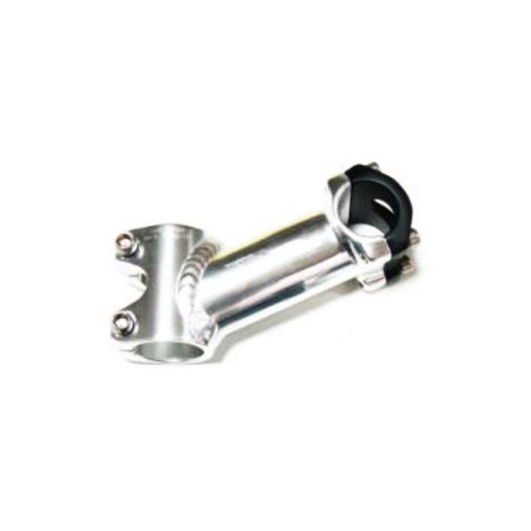 【ご購入後の当店からの連絡はご登録のメールアドレスに通知いたします。必ずご確認ください】アルミ製クランプ径 : 25.4mmアングル : 25°長さ : 90mm重さ : 約135g (70mm)カラー : シルバー本体/ブラックキャップ