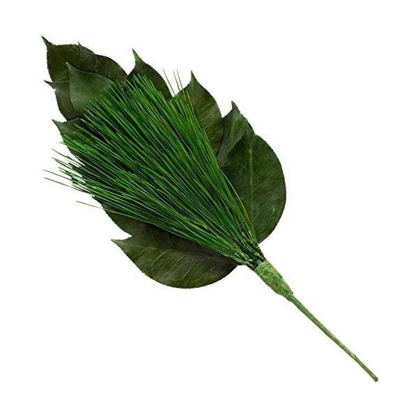 【ご購入後の当店からの連絡はご登録のメールアドレスに通知いたします。必ずご確認ください】【仕様】▼本体サイズ:約34x14cm ※榊立ては含まれておりません。▼生産地：兵庫県【プリザーブド荒神松】丹波産の高級椿葉とみやこ松をプリザーブド加工...