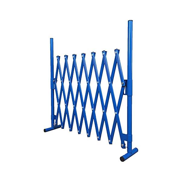 ALMAX アルマックス ペットゲート アルミフエンス 幅150?高さ70cm（ミディアムブルー） ドア 階段 ゲート SXG-0715MB