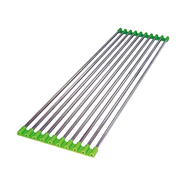 【ご購入後の当店からの連絡はご登録のメールアドレスに通知いたします。必ずご確認ください】サイズ:57*16*1cm重量:440g材質:パイプ/18-8ステンレス 樹脂/シリコンゴム原産国:日本パイプ数:10本