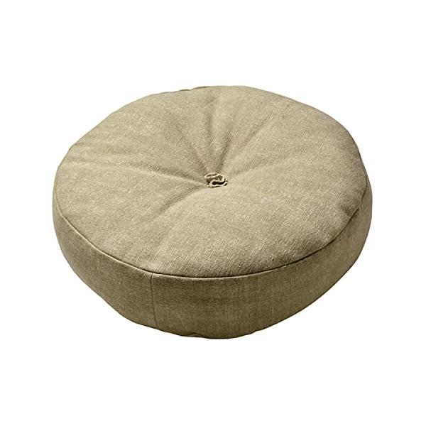 【ご購入後の当店からの連絡はご登録のメールアドレスに通知いたします。必ずご確認ください】【サイズ】 直径約45XH12cm【本体重量】 約1.5kg【組成】 表面:綿100% 中材:綿100%(わた1500g)【生産国】 インド置くだけでオ...