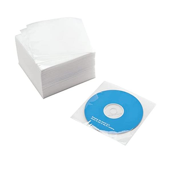 他サイト： サンワダイレクト DVD・CD不織布ケース 片面 500枚入り 【日本製】 200-FCD044の商品画像