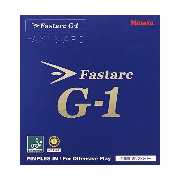 他サイト： ニッタク(Nittaku) 卓球 ラバー ファスタークG-1 裏ソフト テンション レッド MAX NR8702の商品画像