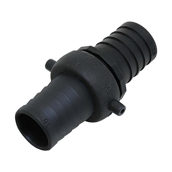 【ご購入後の当店からの連絡はご登録のメールアドレスに通知いたします。必ずご確認ください】用途:ポンプパーツ特徴1:ホースとホースの連結に使用特徴2:ホースバンドを使用してホースに接続適合:内径38mm(1・1/2インチ)ホース用入数:1個入