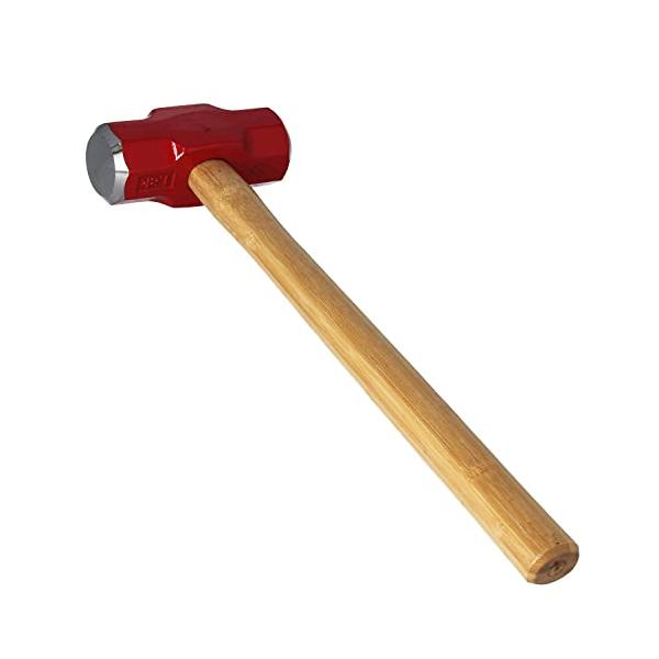 【ご購入後の当店からの連絡はご登録のメールアドレスに通知いたします。必ずご確認ください】頭部重量:1.8kg柄の長さ:400mm焼入硬度:44度〜55度頭部:機械構造用炭素鋼S53C柄:竹