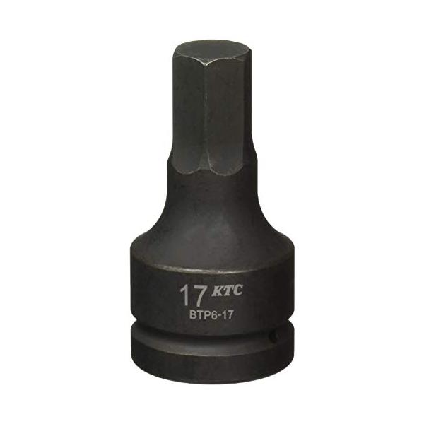 京都機械工具(KTC) 19.0sq. インパクトレンチ用ヘキサゴンレンチ BTP6-17P