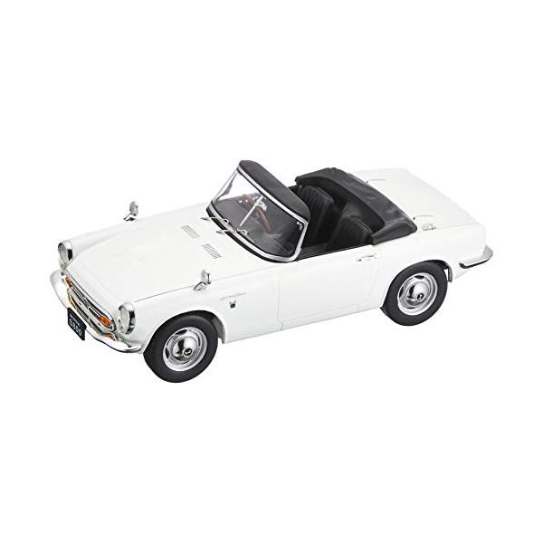 1/18 ホンダS800 ホワイト コンバーチブル ダイキャスト製ミニカー FIRST:18 1/18 ホンダ S800 コンバーチブル ホワイト 完成品
