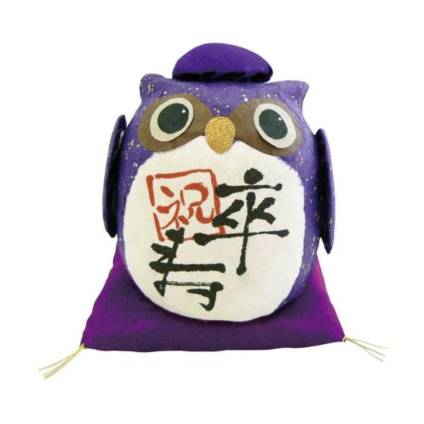 (未使用･未開封品)　『長寿の祝いふくろう　卒寿』　手作ちちぎり和紙細工　なごみの和雑貨 7z28pnb 長寿の祝いふくろう 卒寿』 手作ちちぎり和紙細工 なごみの和雑貨
