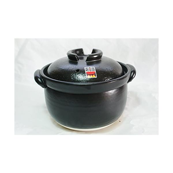 他サイト： 【 ふっくら ごはん鍋 】 3合炊き 二重蓋 四日市ばんこ焼 (日本製) 【 本格派 ３合炊 】の商品画像