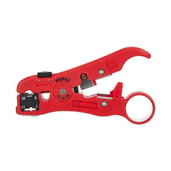 KNIPEX クニペックス 同軸ケーブルストリッパー 1660-06SB : たま実屋