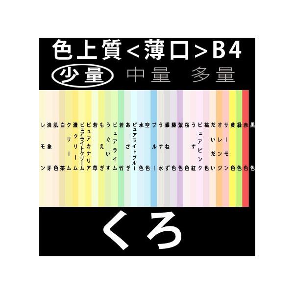 【ご購入後の当店からの連絡はご登録のメールアドレスに通知いたします。必ずご確認ください】【商品概要】コピー用紙より少し薄い。60.5gほぼB4(257mm×363mm〜364mm)【商品説明】紙厚；約0.08mm。黒ですので、通常の印刷は出...