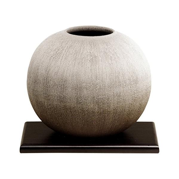 D壁 【極美品・箱付き】伝統工芸 信楽焼 六角形 フラワーベース 信楽焼 へちもん 花瓶 フラワーベース 大きい 残雪 珠 陶器 MR-1-2583