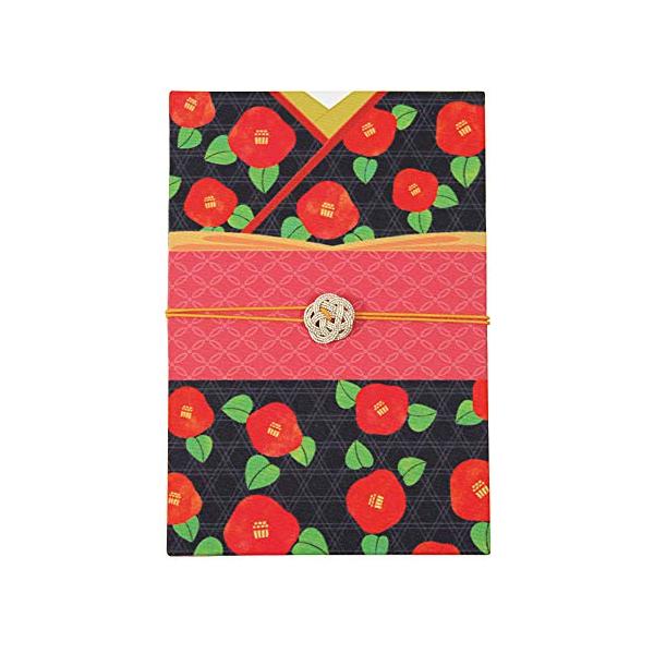 【ご購入後の当店からの連絡はご登録のメールアドレスに通知いたします。必ずご確認ください】【商品概要】【寸法】 160x109mm 【柄】 つばき【材質】 紙表紙(PP貼り) 中紙 : 伊予奉書紙【仕様】 折り本式24折(じゃばら式) 水引ボ...