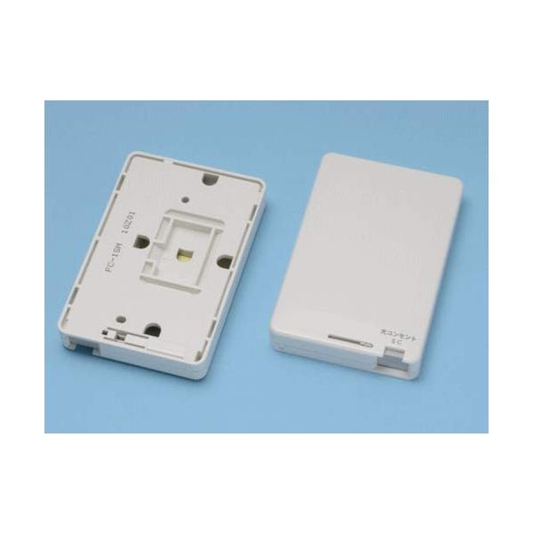 【商品概要】住戸内や分電盤に引き込まれた光ファイバーとONUを光コードでワンタッチ接続できます。（FTTH対応ローゼット）薄型でシンプルなデザインです。許容曲げ半径15mmの光インドアケーブルを使用します。（細径光インドアケーブル対応）光ケ...