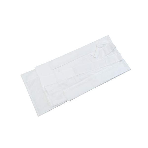 【商品概要】【素材】 ［半襦袢］身頃：綿100％ 袖・掛衿：ポリエステル100％ ［裾除］生地本体：ポリエステル100％ 腰布：綿100％【Mサイズ】 ［半襦袢］身丈：約60cm 裄：約64cm 袖丈：約49cm くりこし3cm ［裾除］丈...