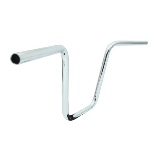 【商品概要】適合車種:汎用　外径φ22,2mm 内径φ18mm肉厚2mm素材：スチール製（STKM13A）カラー：クロームメッキ全幅700mm/全高300mm/内入角度15°/プルバック幅100mm/前倒角度85°/クランプ有効幅110mm...