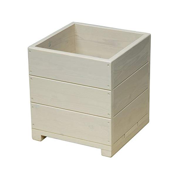 【ご購入後の当店からの連絡はご登録のメールアドレスに通知いたします。必ずご確認ください】木製 深型12号鉢 容量・約39リットル色はガーデンクリーム外寸 長さ37cm×奥行き37cm×高さ41cm内寸 長さ33cm×奥行き33cm×深さ36...